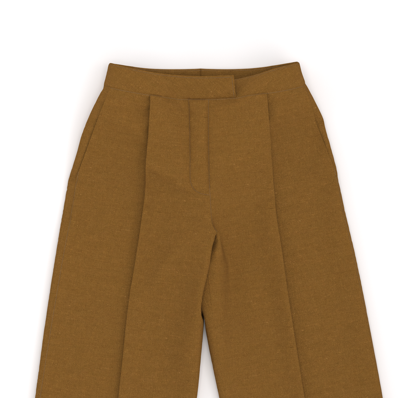 Patrón Pantalón Baggy Mostaza
