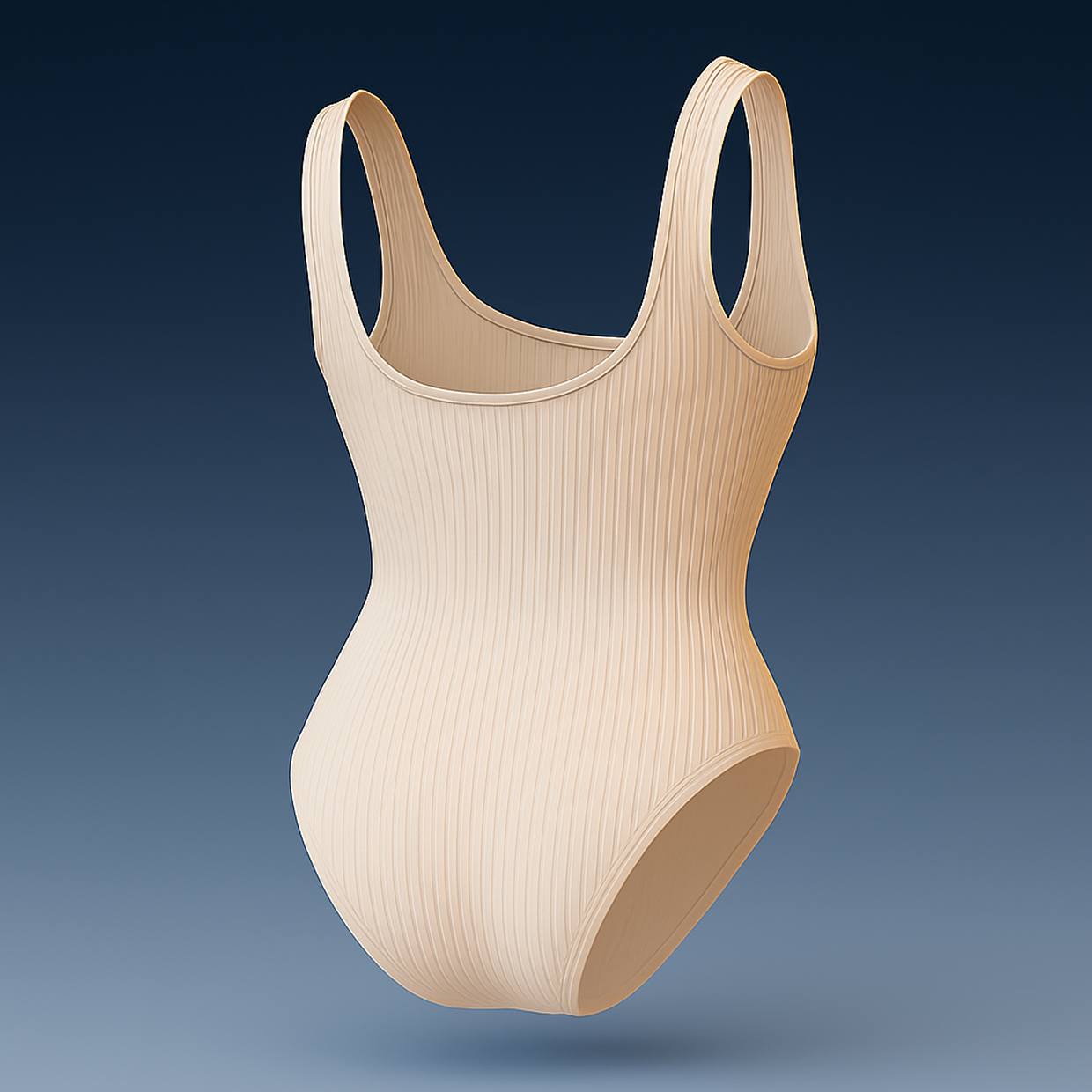 Patrón de Body Cut-Out Geométrico en Canalé