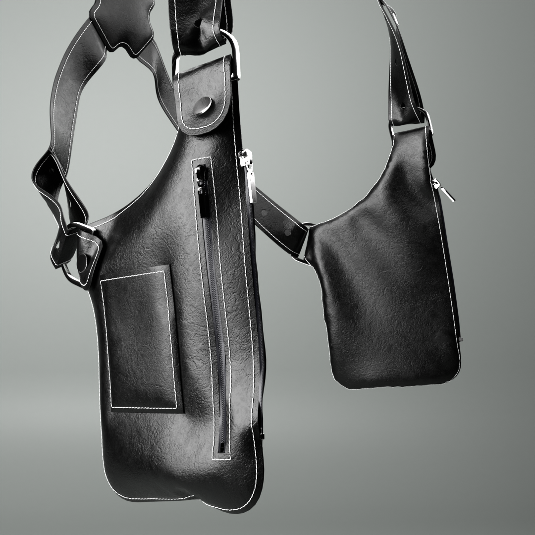 Patrón de Cartera Pistolera Caballero