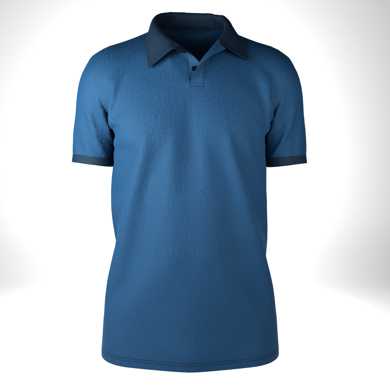 Patrón de Pique Polo Shirt Caballero