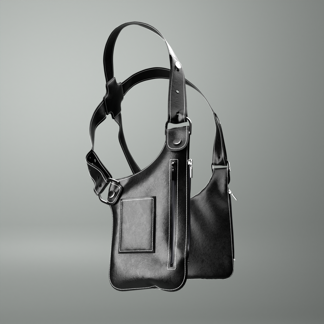 Patrón de Cartera Pistolera Caballero