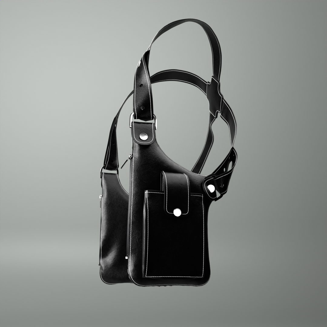 Patrón de Cartera Pistolera Caballero