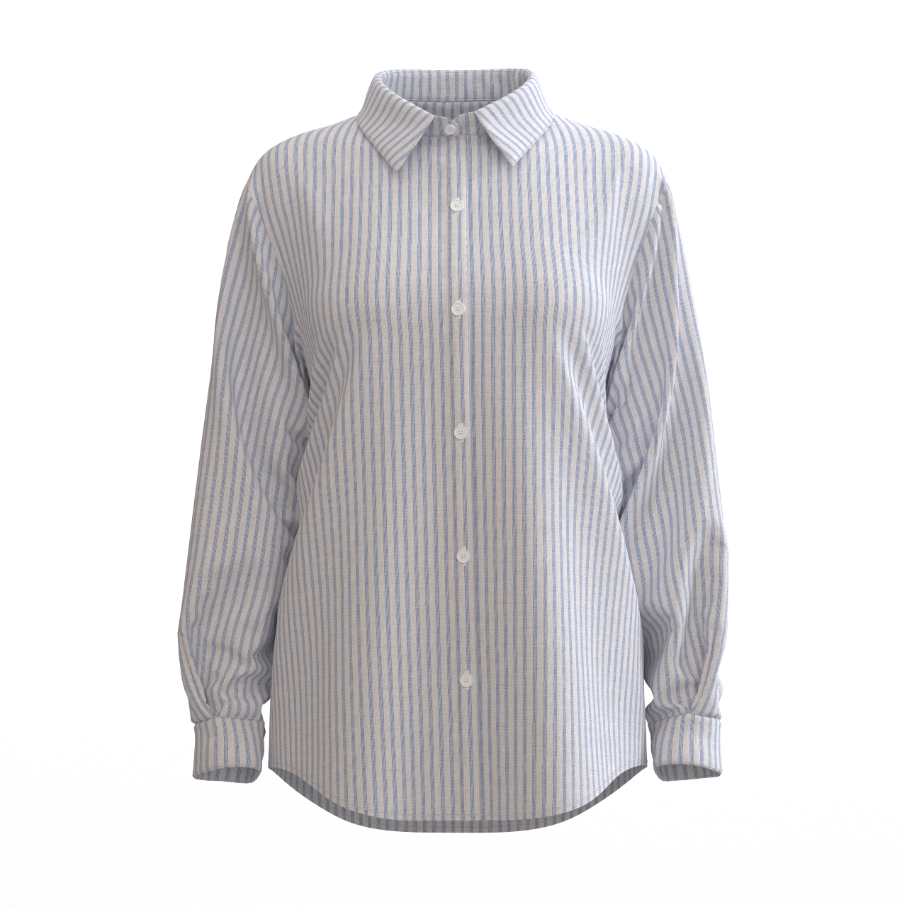 Patrón de Camisa Clásica Blanca Abierta