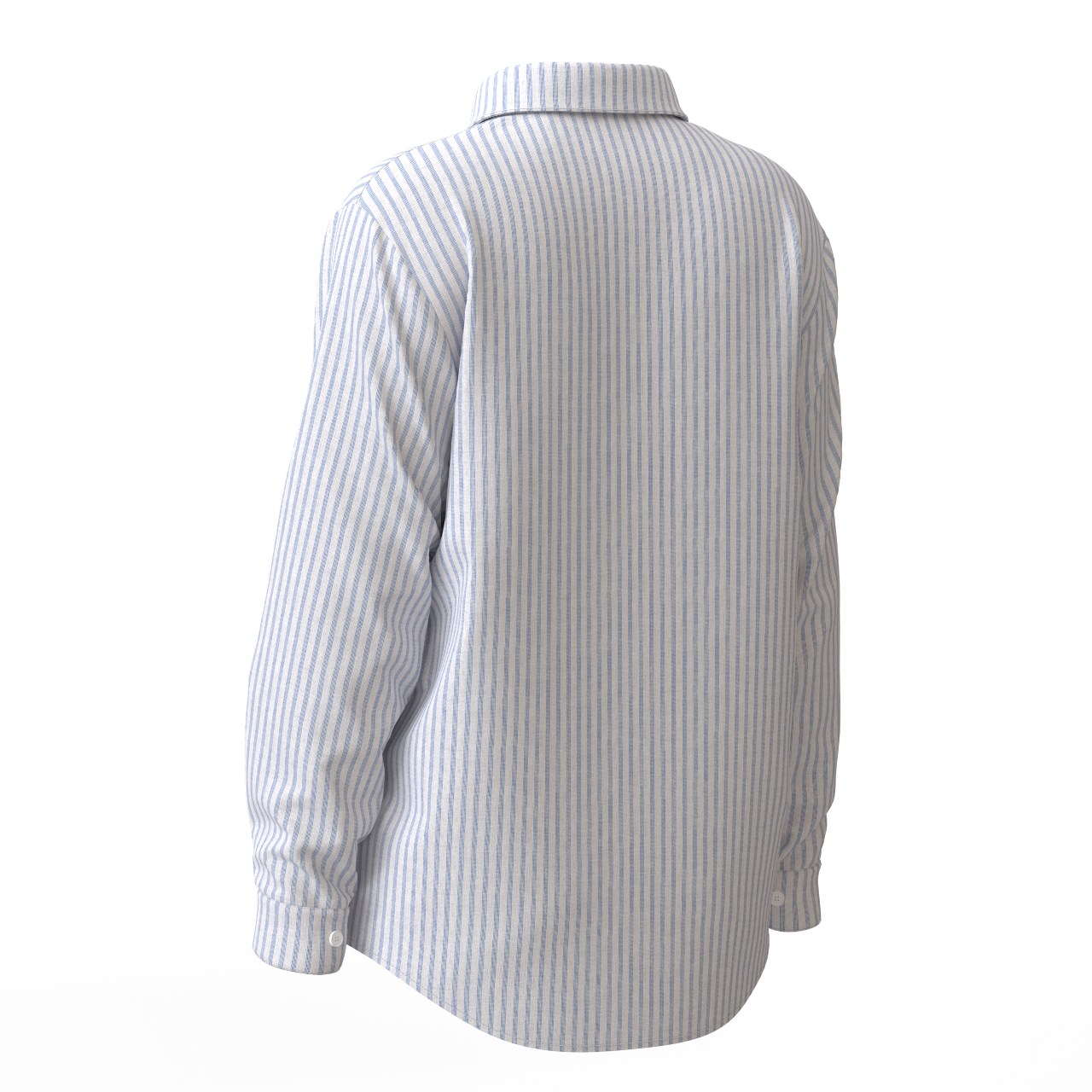 Patrón de Camisa Clásica Blanca Abierta