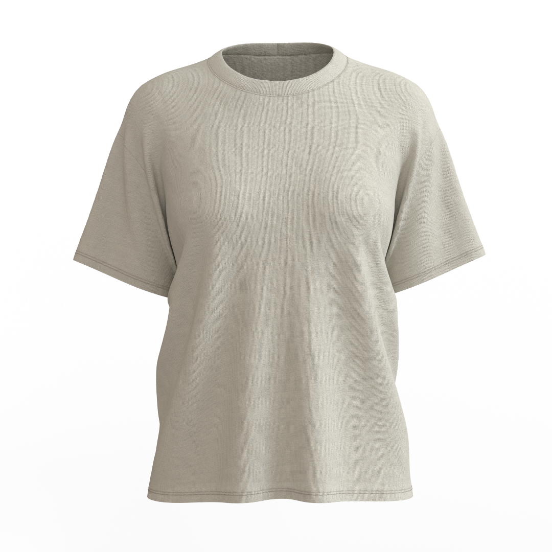 T-shirt Blanca Básica Oversize