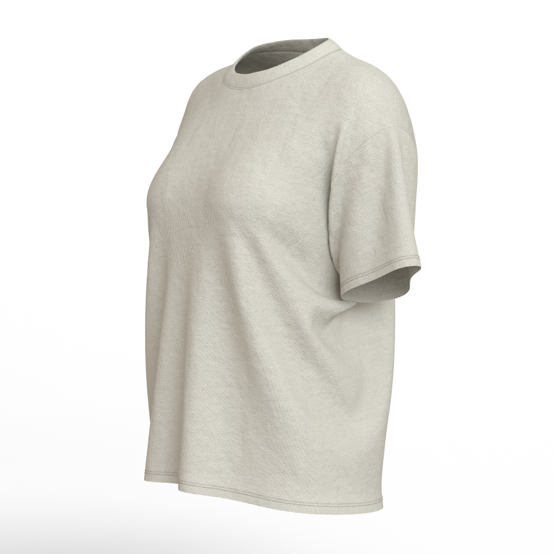 T-shirt Blanca Básica Oversize