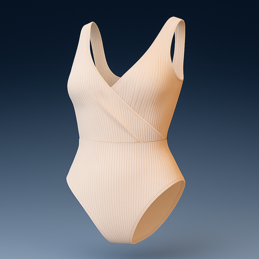 Patrón de Body Cruzado Wrap en Canalé