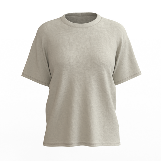 T-shirt Blanca Básica Oversize